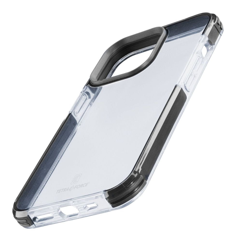 CellularLine Ultra ochranné puzdro Tetra Force Shock-Twist pro Apple iPhone 13, 2 stupne ochrany TETRACIPH13T, transparentné